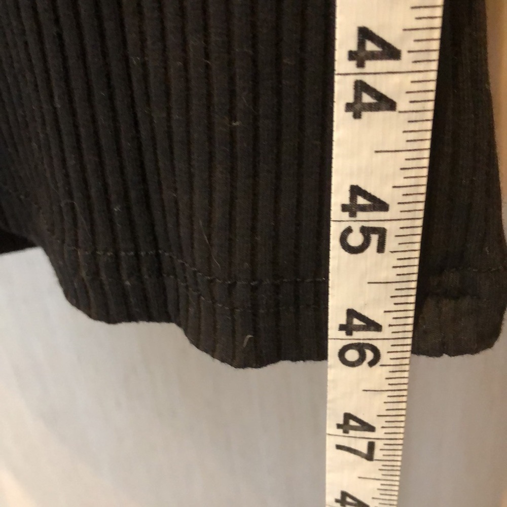 Princess Polly maxi dress. Black. Ribbed material. Size 10 - Picture 8 of 9